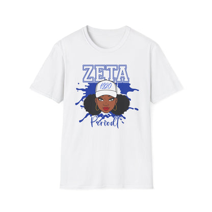 Zeta inspired HBCU Girl Unisex Softstyle T-Shirt
