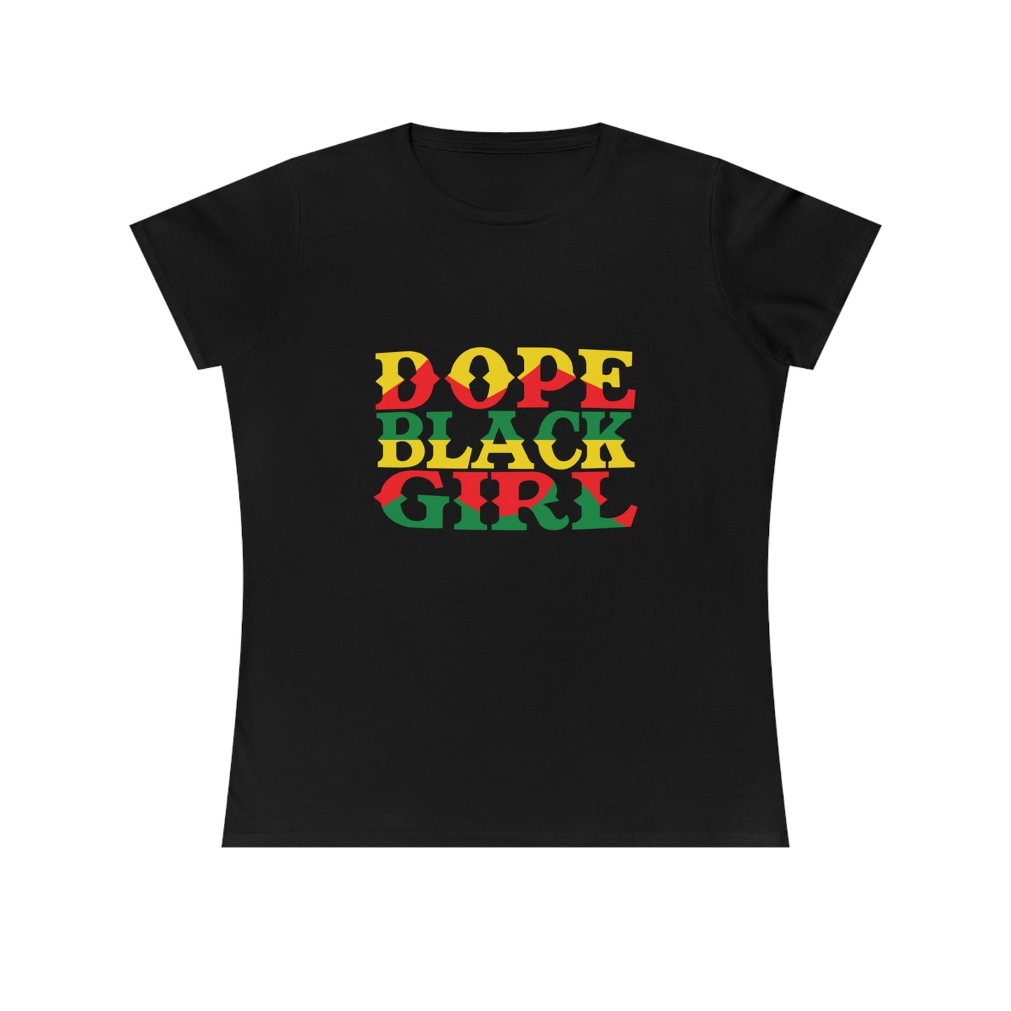 DOPE BLACK GIRL Ladies' Cotton T-Shirt