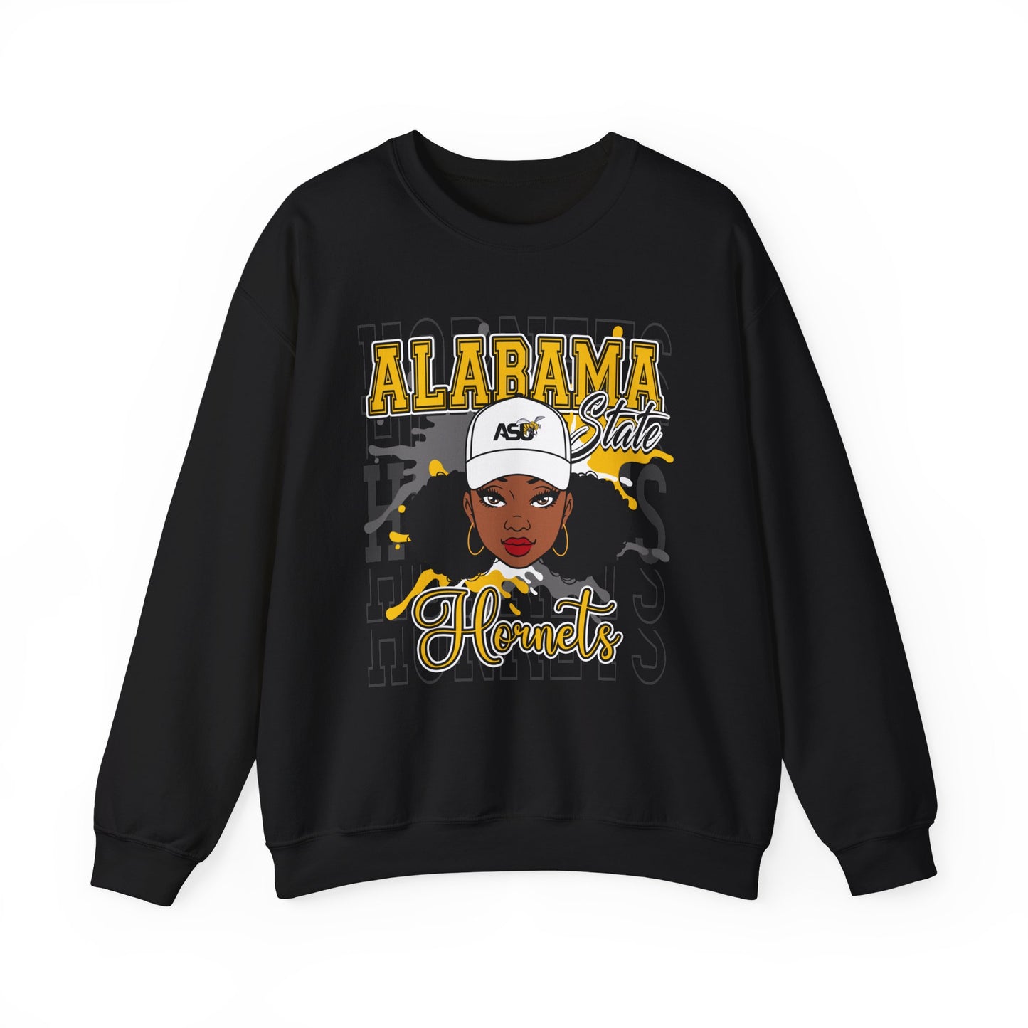 ASU Hornets: Alabama State University Hornets Unisex Heavy Blend™ Crewneck Sweatshirt