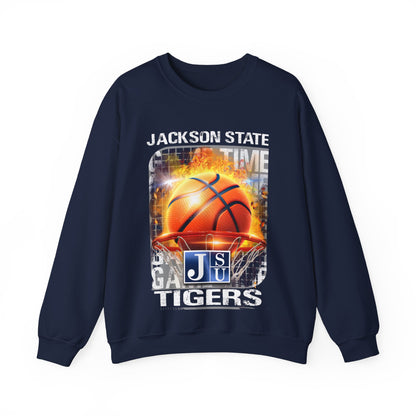 JSU Tigers: Jackson State Tigers Basketball Unisex Heavy Blend™ Crewneck Sweatshirt