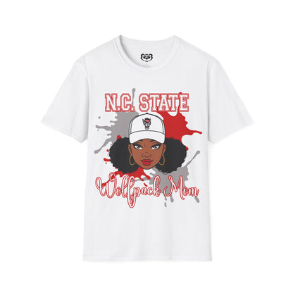 NC STATE Wolfpack Mom Unisex Softstyle T-Shirt