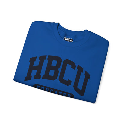 Custom Personalized HBCU Educated Unisex Heavy Blend™ Crewneck Sweatshirt gift for Students and Alumni