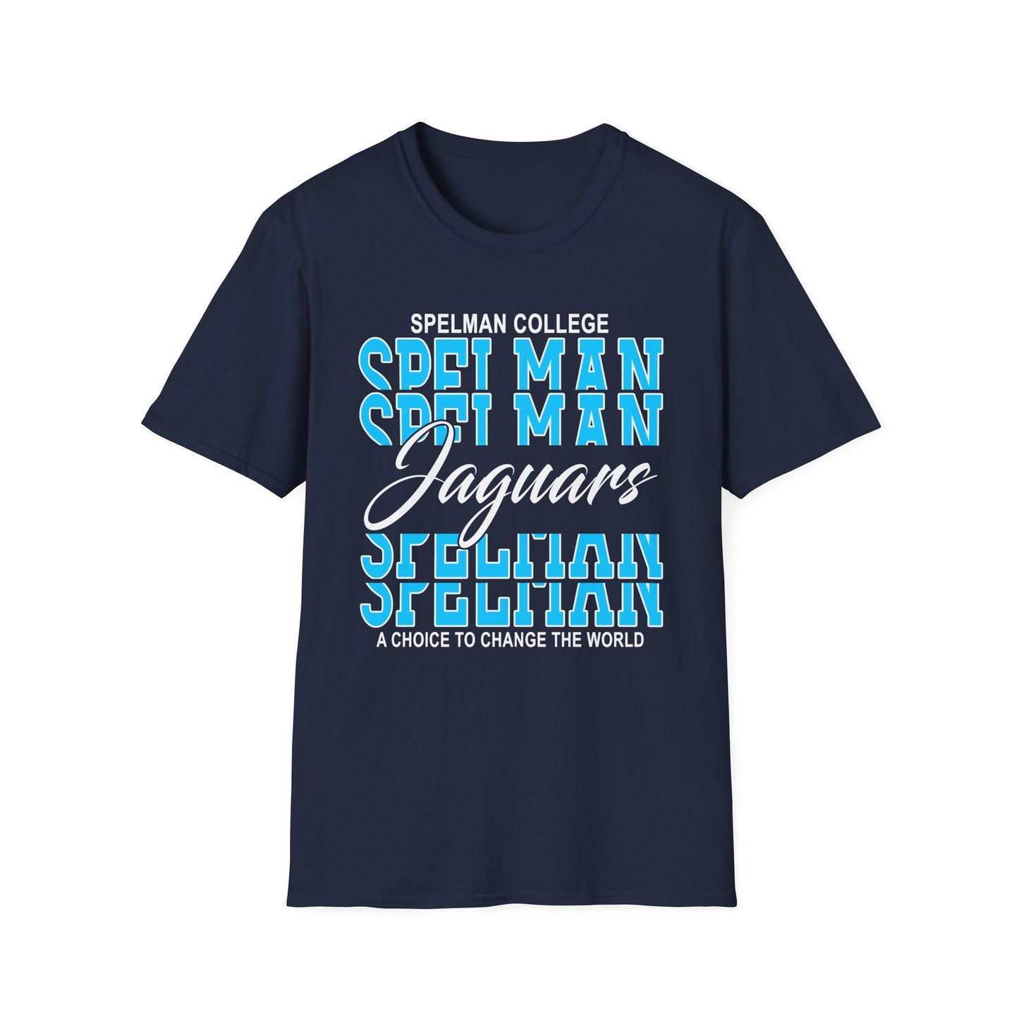 SC Jaguars: Spelman College Jaguars Unisex Softstyle T-Shirt