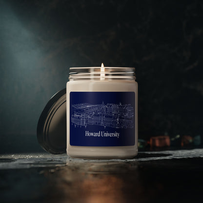 Smells like A Great Day at Howard University Scented Soy Candle, 9oz gift for Alumni and Students