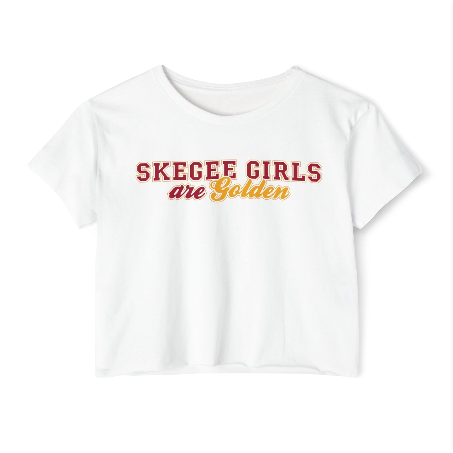 ‘Skegee Girls Festival Crop Top - Trendy Women's Tee for Summer Celebrations