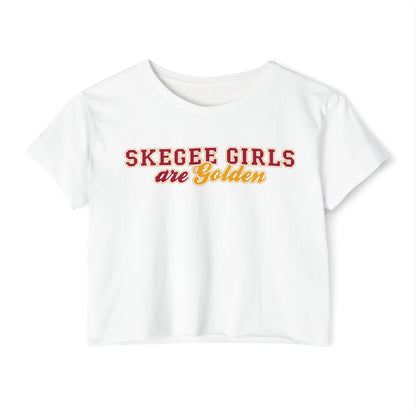 ‘Skegee Girls Festival Crop Top - Trendy Women's Tee for Summer Celebrations