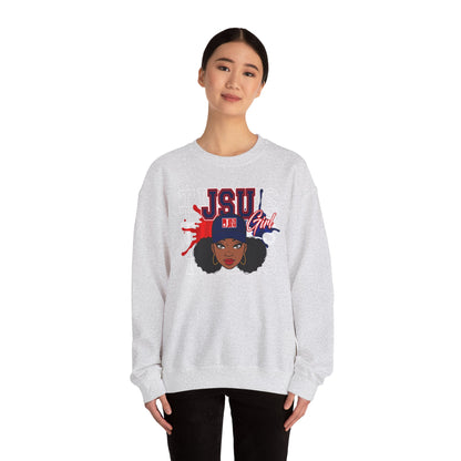 JSU Tigers: Jackson State Tigers JSU Girl Unisex Heavy Blend™ Crewneck Sweatshirt