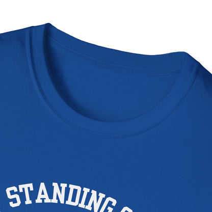 LC Dragons: Lane College Standing On BusinessUnisex Softstyle T-Shirt