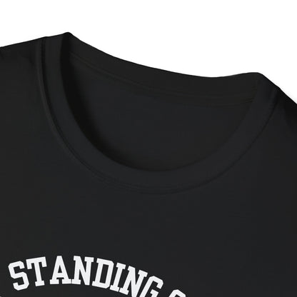 LC Dragons: Lane College Standing On BusinessUnisex Softstyle T-Shirt