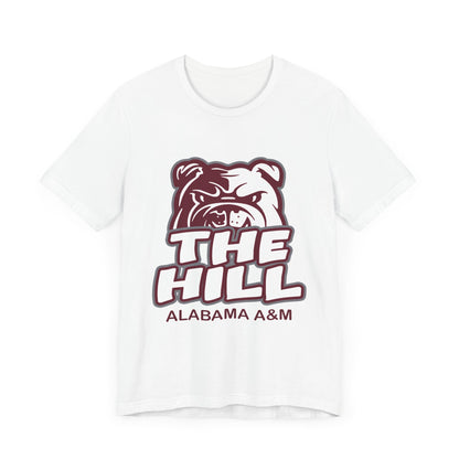 AAMU Bulldogs: Alabama A&M University The Hill Unisex Jersey Short Sleeve Tee Gift for Student and Alumni