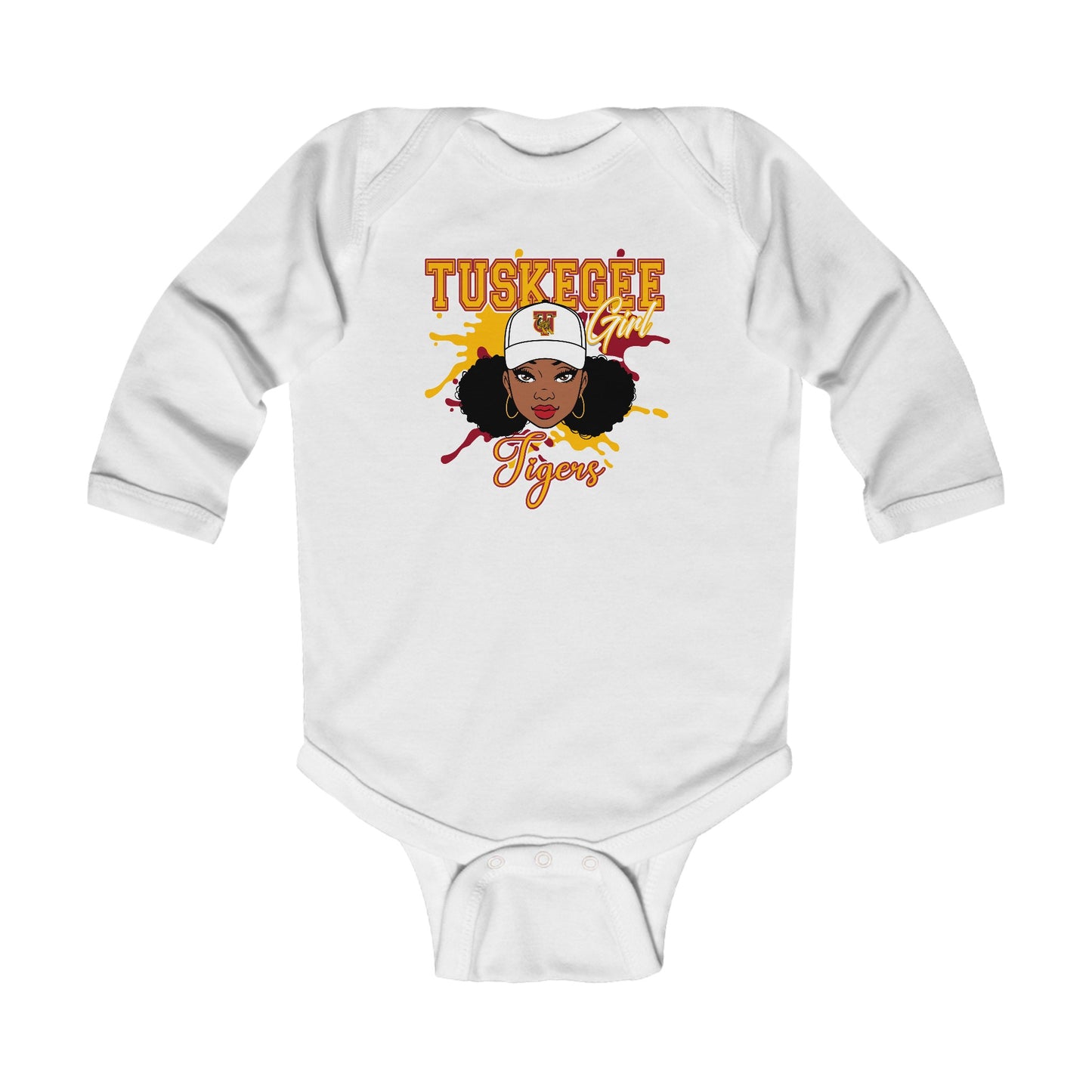 Tuskegee Tigers: Future Tuskegee University Girl Infant Long Sleeve Bodysuit