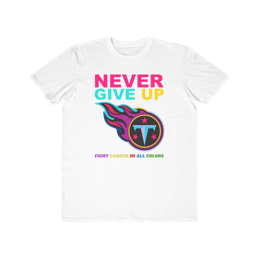 Men's Motivational Cancer Awareness Tee, Colourful Inspirational Cancer Shirt