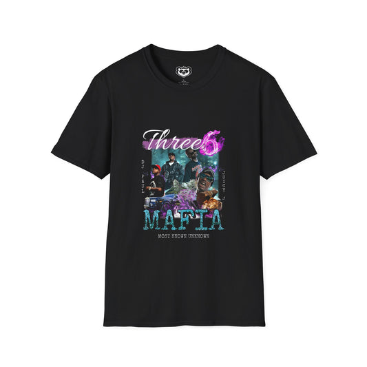 Three 6 Mafia Fullermoe Style Rap Unisex Softstyle T-Shirt