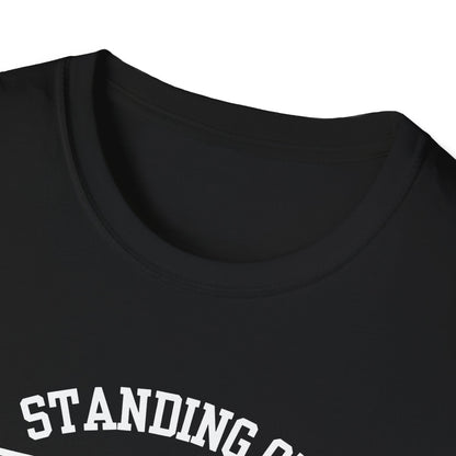 NCAT Aggies: North Carolina AT State University Standing On Business Unisex Softstyle T-Shirt