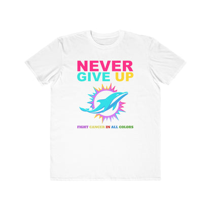 Miami Dolphins  Never Give Up Cancer Awareness Tee