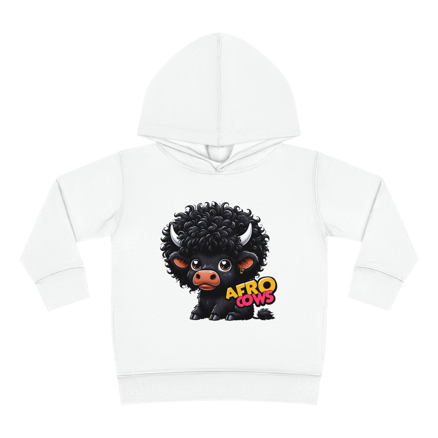 Afro Cows Toddler Pullover Fleece Hoodie