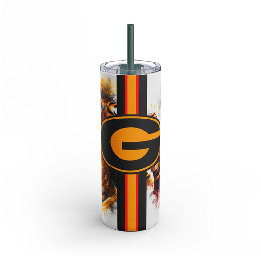 GSU Tigers: Grambling State University Tigers Skinny Matte Tumbler, 20oz