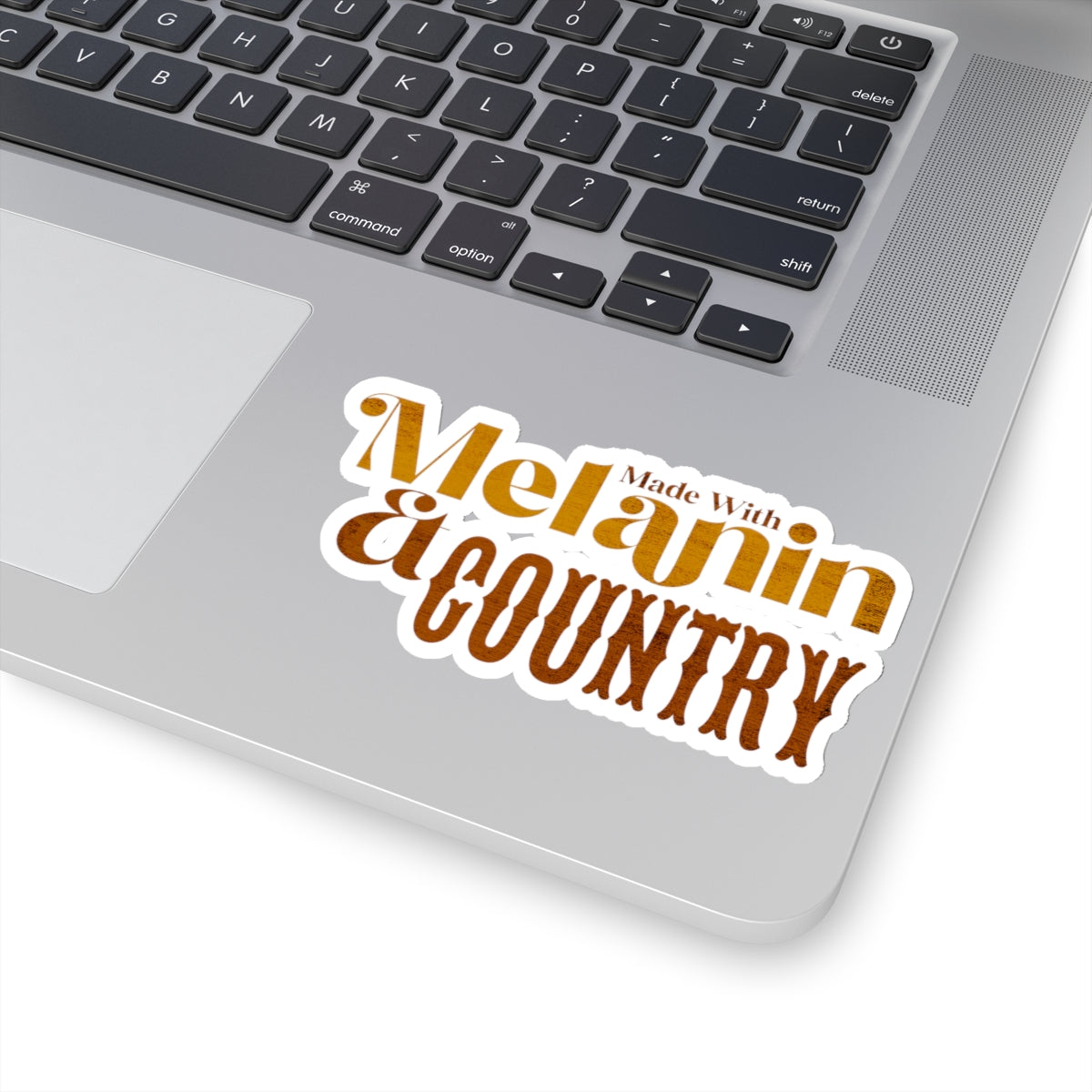 Made with Melanin and Country Kiss-Cut Stickers