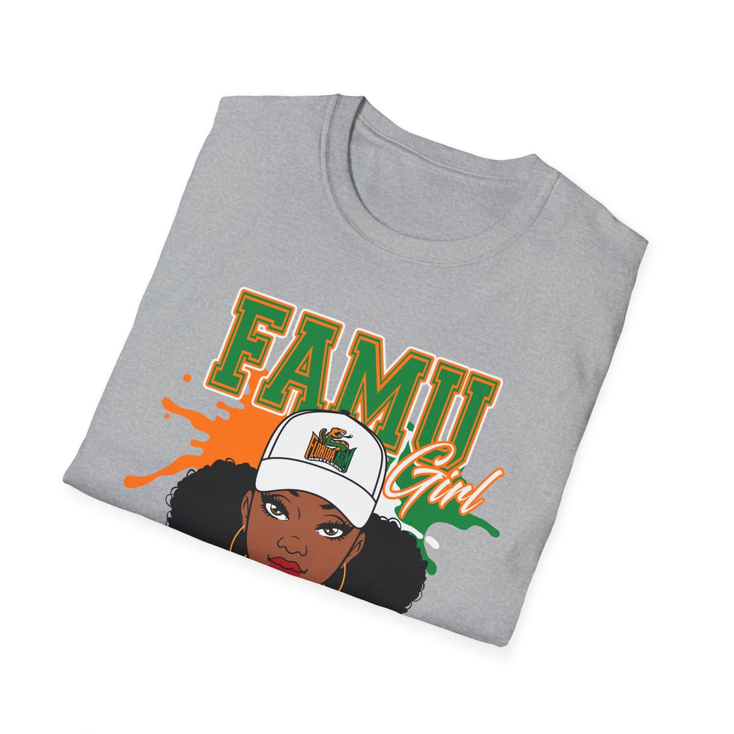 FAMU Rattlers: Florida AM University Girl Unisex Softstyle T-Shirt