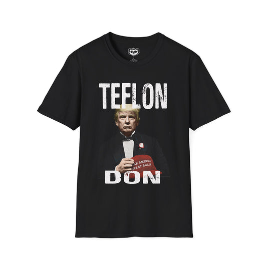 Teflon Don Trump - Political Satire and Humor, Unisex Softstyle T-Shirt Gift For Him or Her