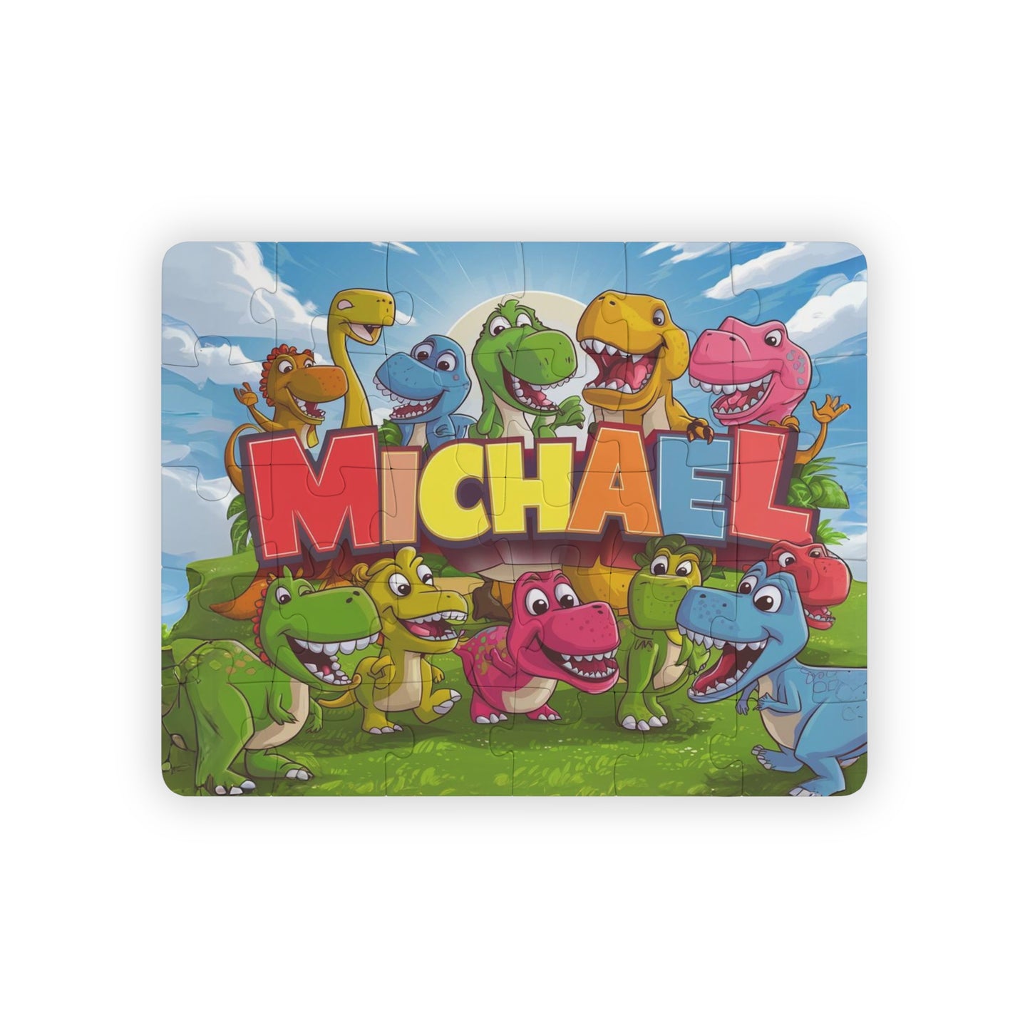 Custom Name Kids' Puzzle, 30-Piece Michael