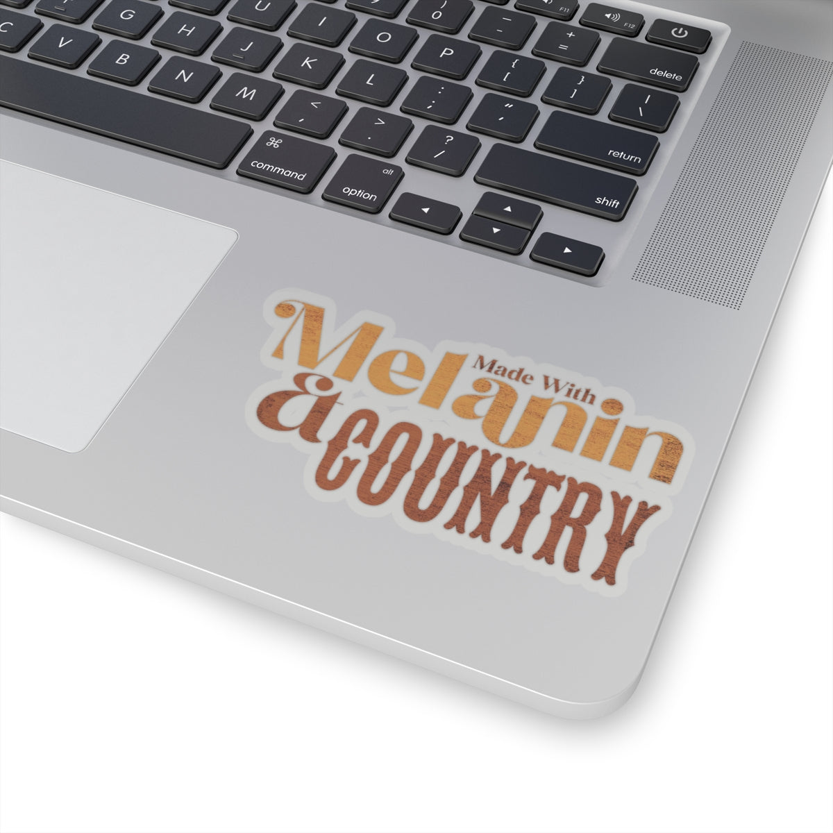 Made with Melanin and Country Kiss-Cut Stickers