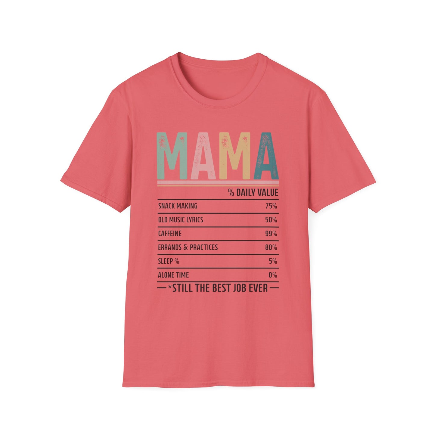 Mama Ingredients Mother's Day Unisex Softstyle T-Shirt