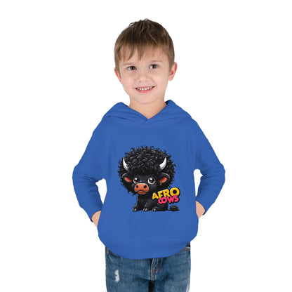 Afro Cows Toddler Pullover Fleece Hoodie