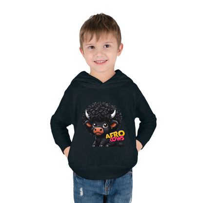 Afro Cows Toddler Pullover Fleece Hoodie