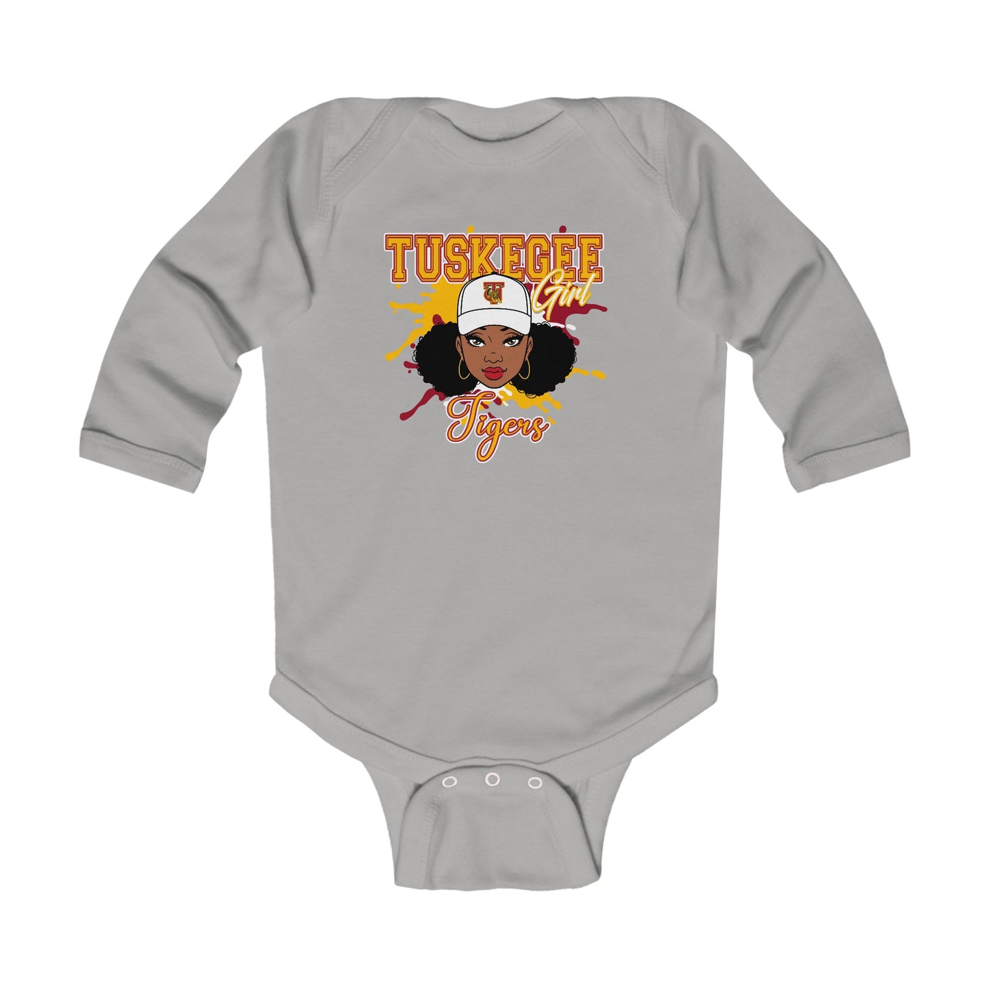 Tuskegee Tigers: Future Tuskegee University Girl Infant Long Sleeve Bodysuit