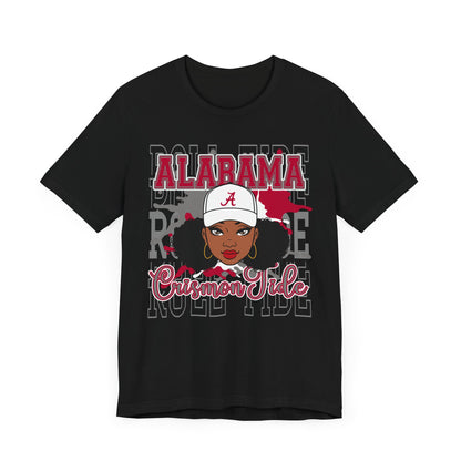 Alabama University Roll Tide Unisex Jersey Short Sleeve Tee