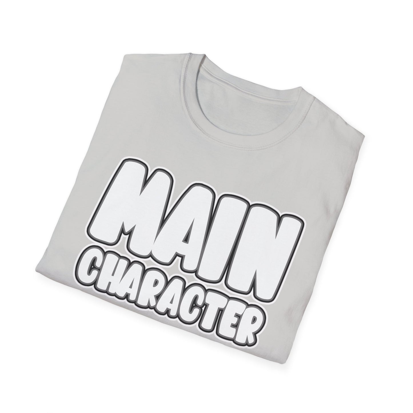 Main Character Shirt Inspirational Motivational Tee Gaming Funny Self-Love Self-Care Positivity T-Shirt for Empowerment & Daily Boost Unisex