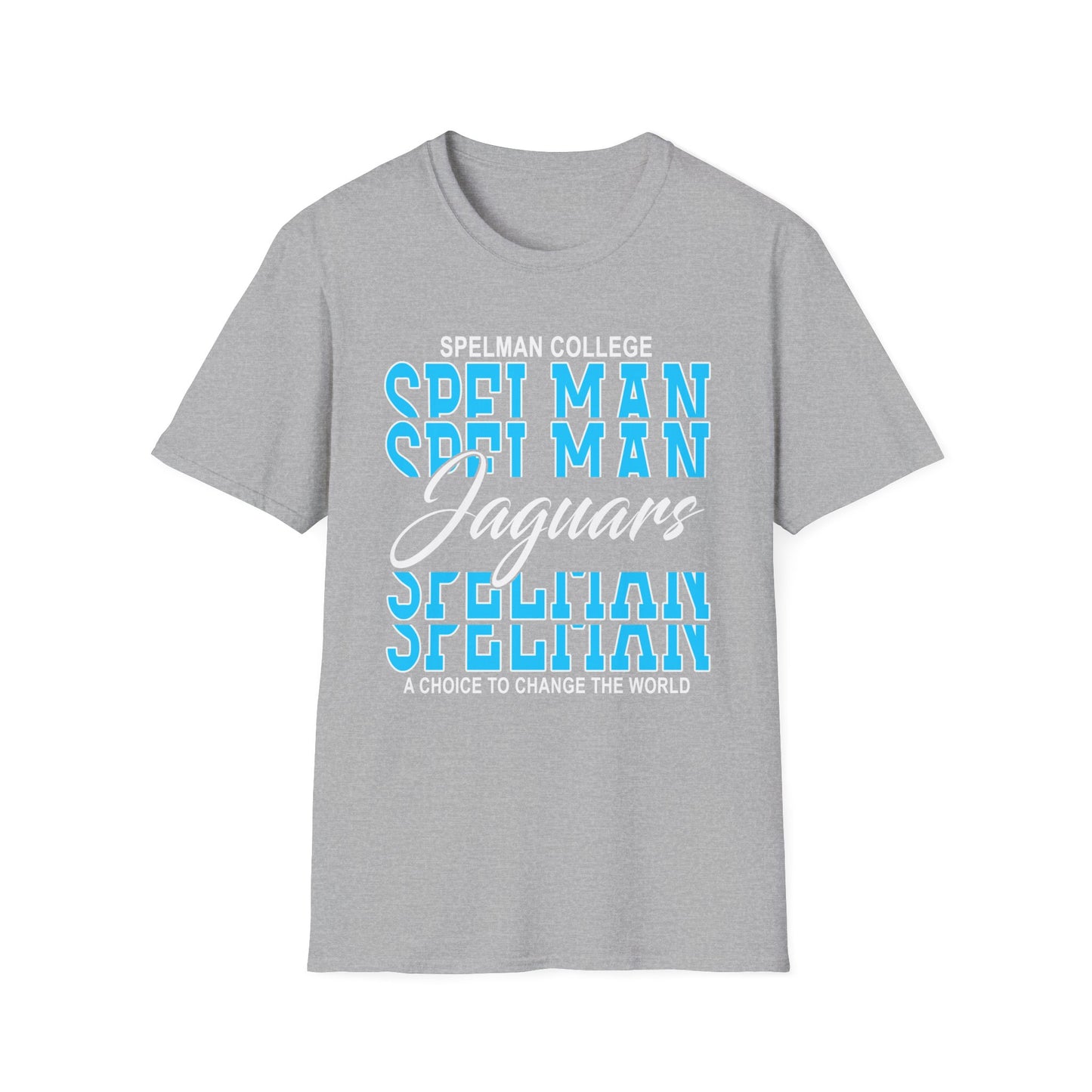 SC Jaguars: Spelman College Jaguars Unisex Softstyle T-Shirt