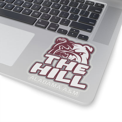 AAMU Bulldogs Sticker: Alabama A&M University Bulldogs the hill Grad Gift Kiss-Cut Stickers