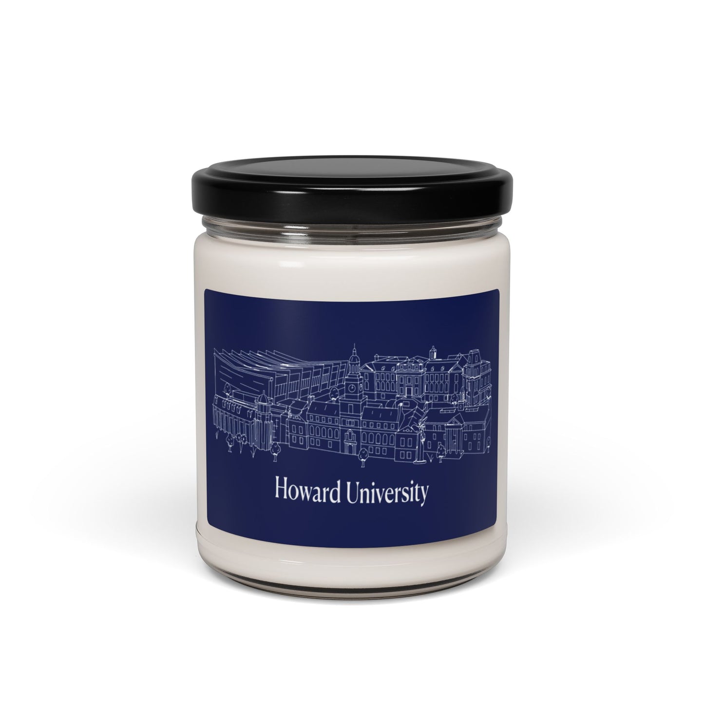 Smells like A Great Day at Howard University Scented Soy Candle, 9oz gift for Alumni and Students