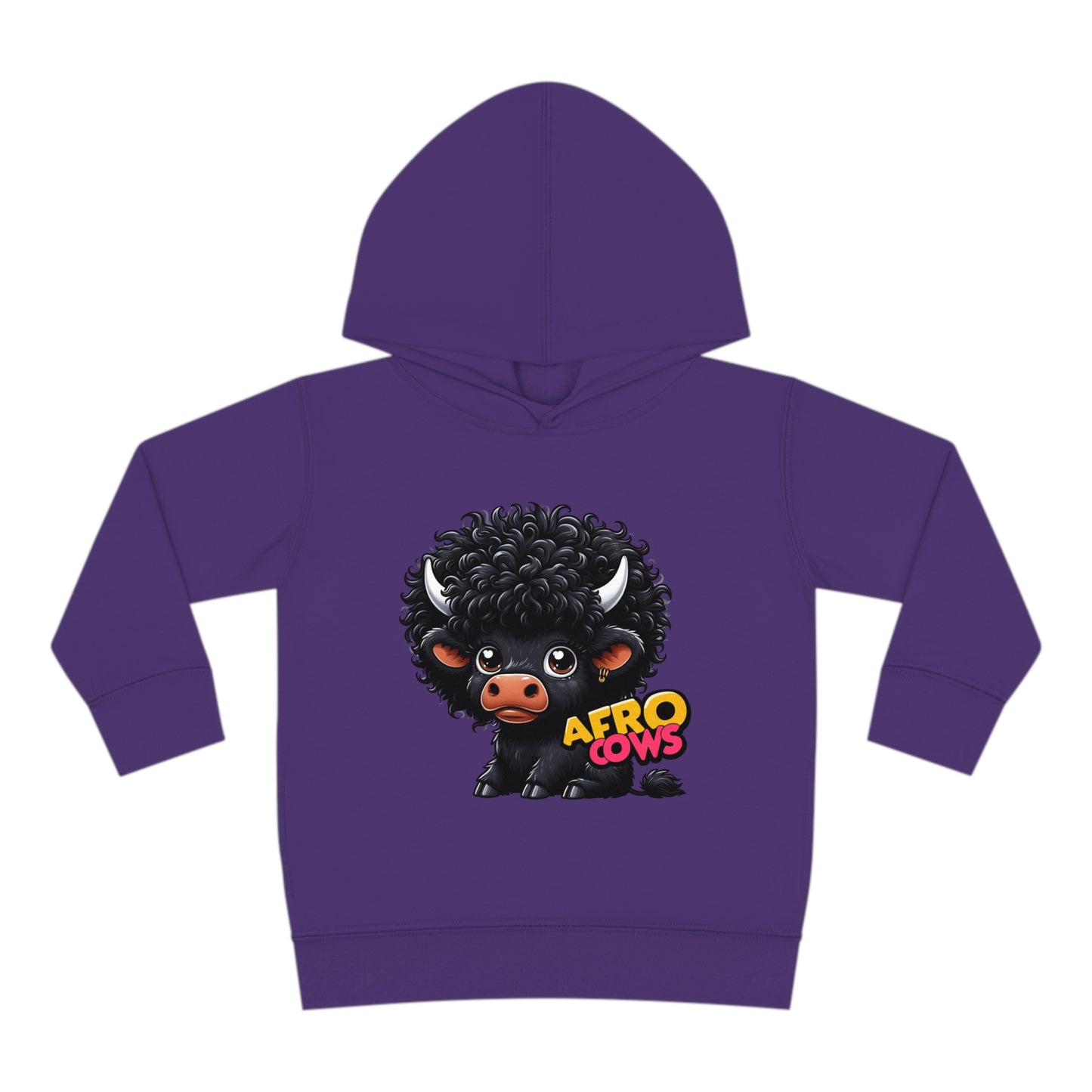 Afro Cows Toddler Pullover Fleece Hoodie