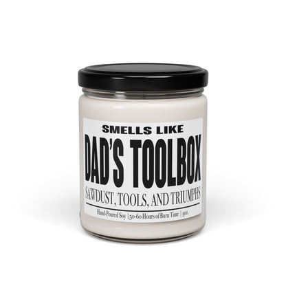 Funny Gift for Dad, Smells like Dad's Toolbox Soy Candle, Father's Day Gift, Birthday Gift for Dad