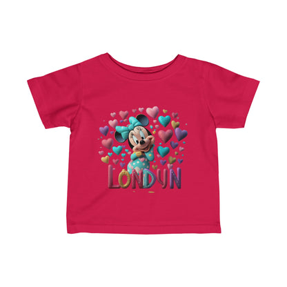 Custom Baby Girl Mouse Infant Tee