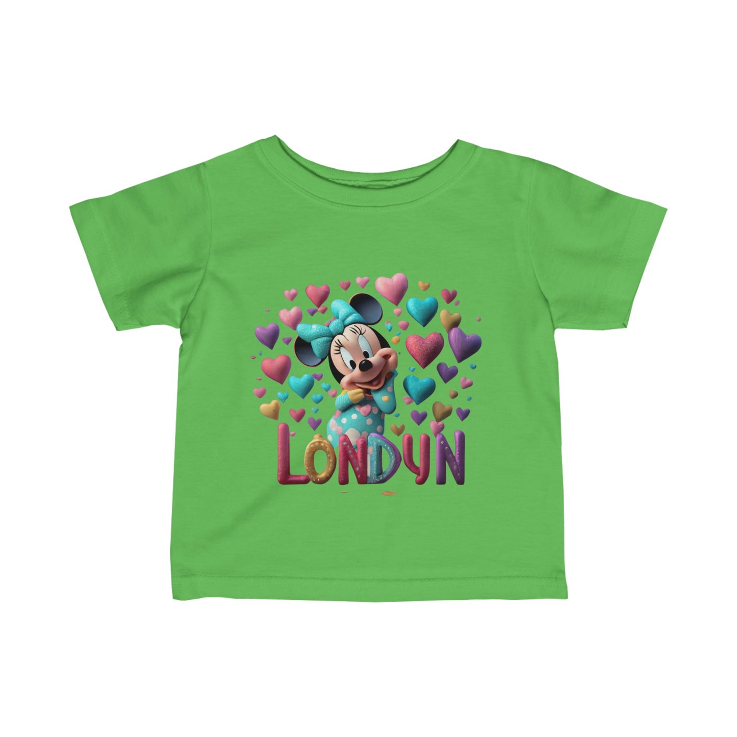 Custom Baby Girl Mouse Infant Tee