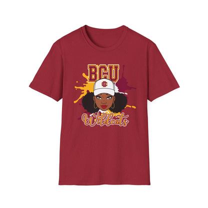 BCU Wildcats: Bethune Cookman University Wildcats Unisex Softstyle T-Shirt