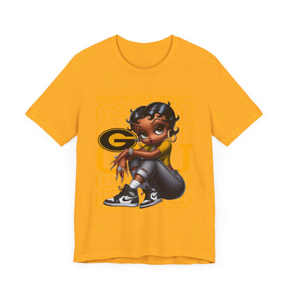 GSU Tigers: Grambling State University Sneakerhead Betty Boop Unisex Jersey Short Sleeve Tee Gift for Student and Alumni