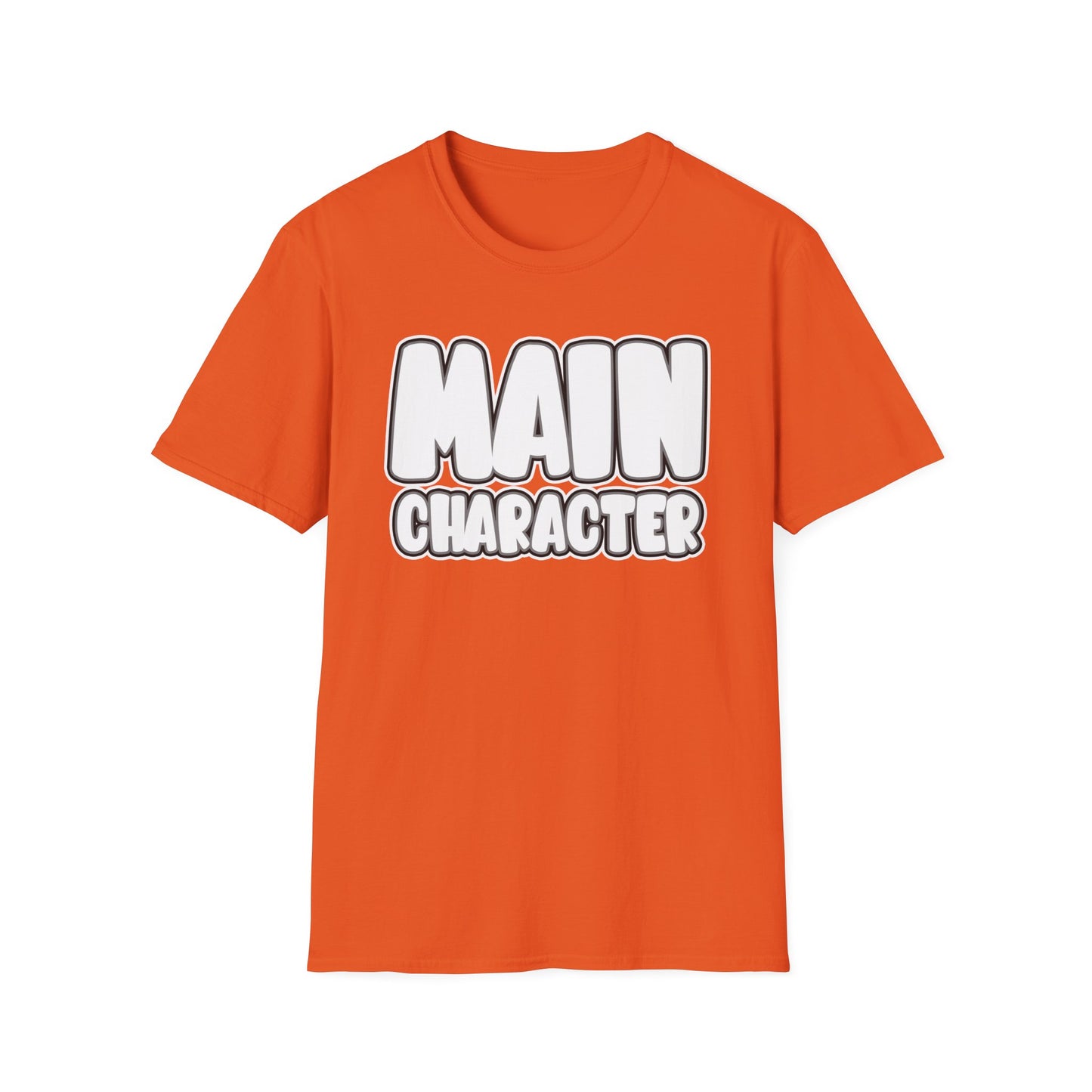 Main Character Shirt Inspirational Motivational Tee Gaming Funny Self-Love Self-Care Positivity T-Shirt for Empowerment & Daily Boost Unisex