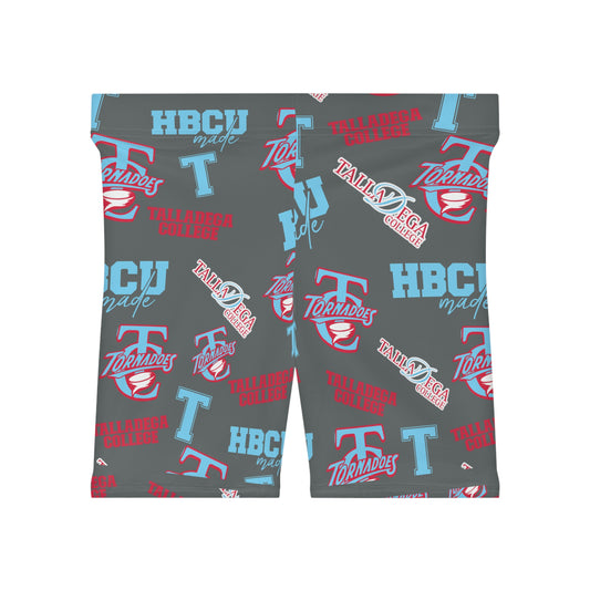 Talladega College Tornados HBCU All over print Women's Biker Shorts TU gift for students and alumni