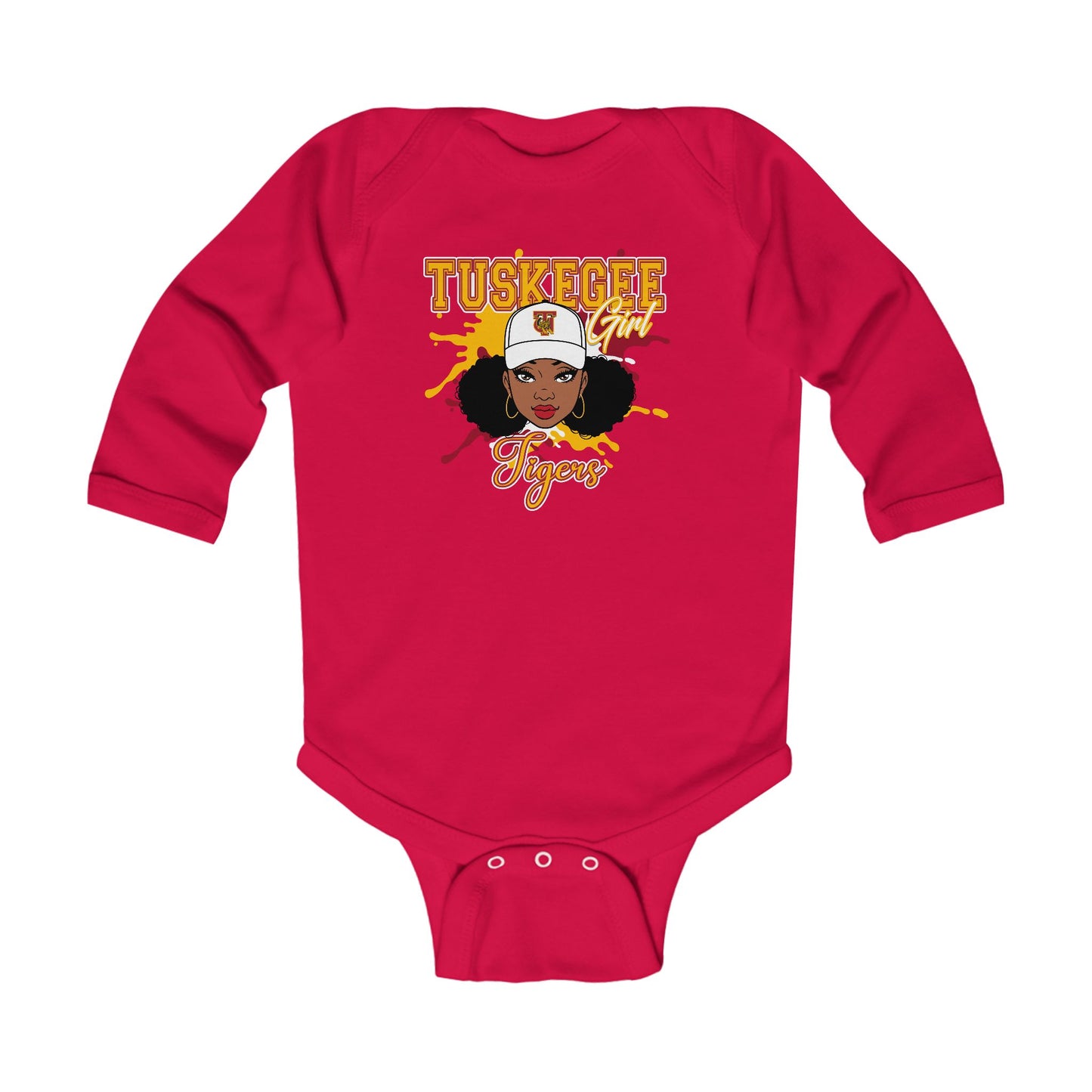 Tuskegee Tigers: Future Tuskegee University Girl Infant Long Sleeve Bodysuit