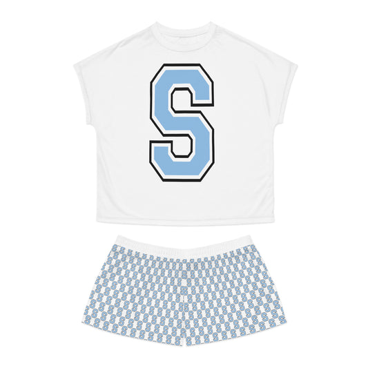 Spelman College Sorority Women's Short Pajama Set - Vintage S Lounge Wear | Comfortable Sleepwear for Spelman Sisters