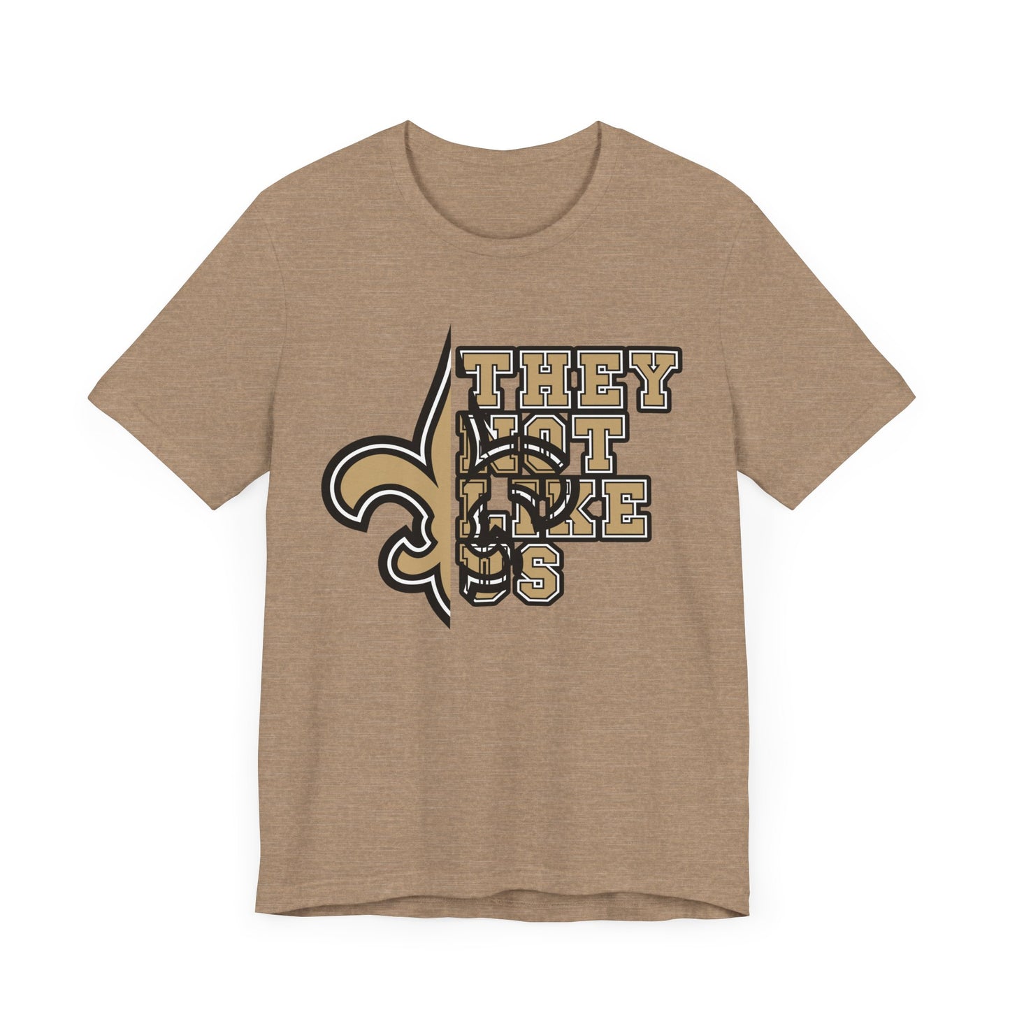 New Orleans Saints They Not Like Us Unisex Jersey Short Sleeve Tee