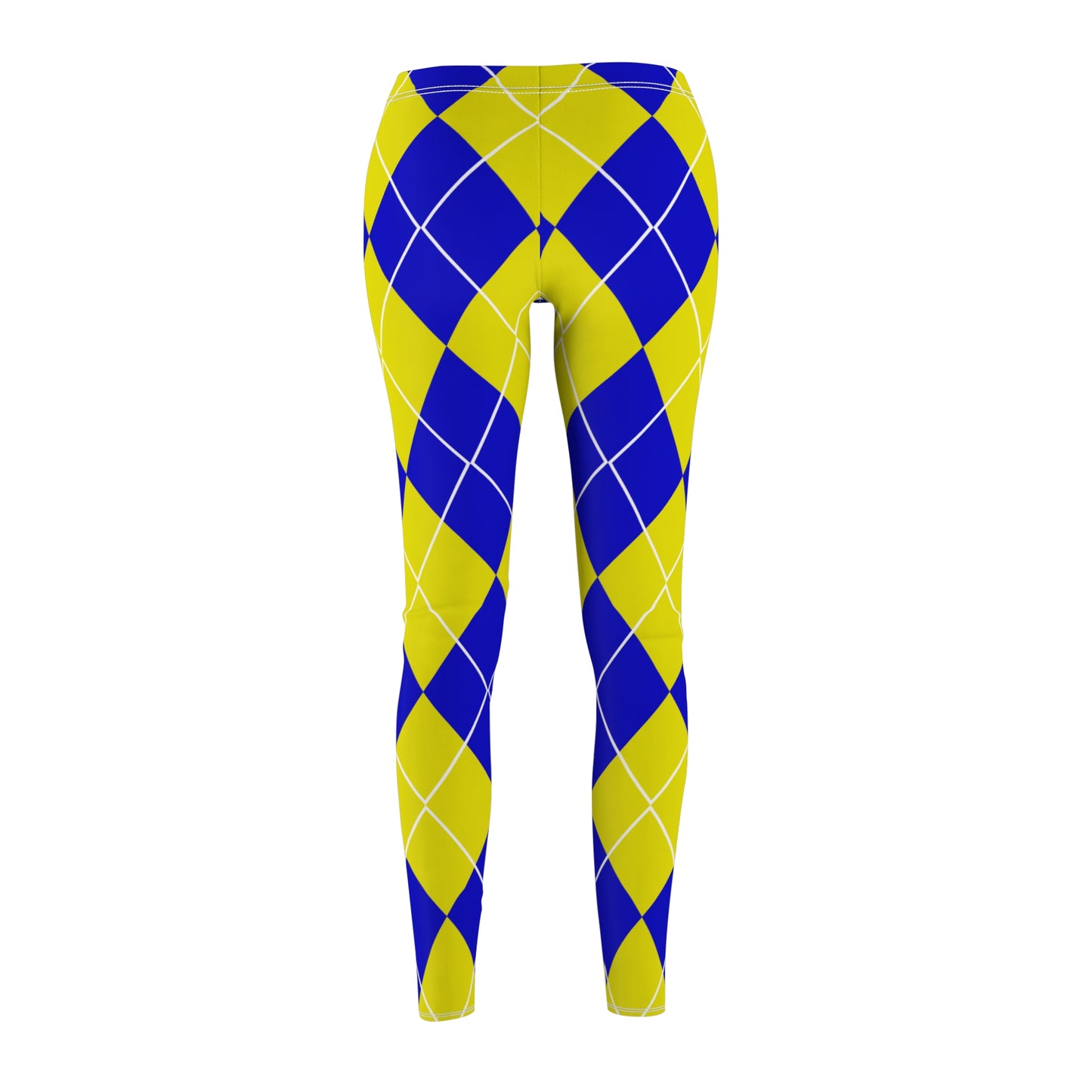 My Sorority Sister Gift Blue and Yellow Women's Yoga Casual Leggings