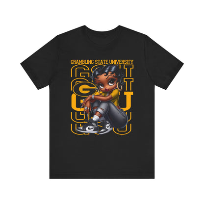 GSU Tigers: Grambling State University Sneakerhead Betty Boop Unisex Jersey Short Sleeve Tee Gift for Student and Alumni