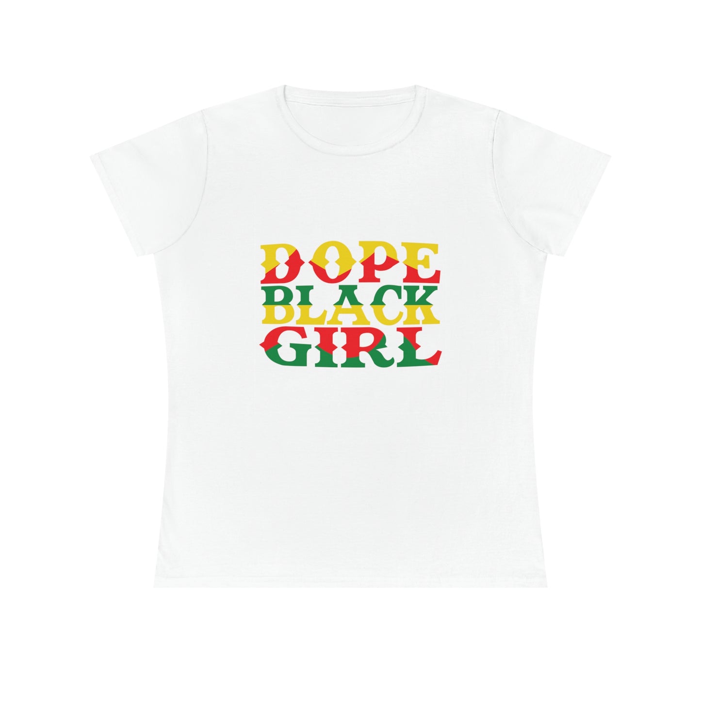 DOPE BLACK GIRL Ladies' Cotton T-Shirt