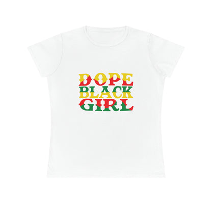 DOPE BLACK GIRL Ladies' Cotton T-Shirt